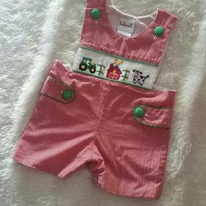 Babeeni FARM Baby Smock sz 6 months